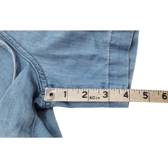 Baldwin Aurora Romper Light Indigo Lightweight Women's Large - Picture 6 of 10